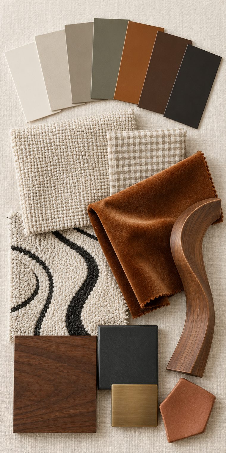 Interior and spatial design: Colour and materials