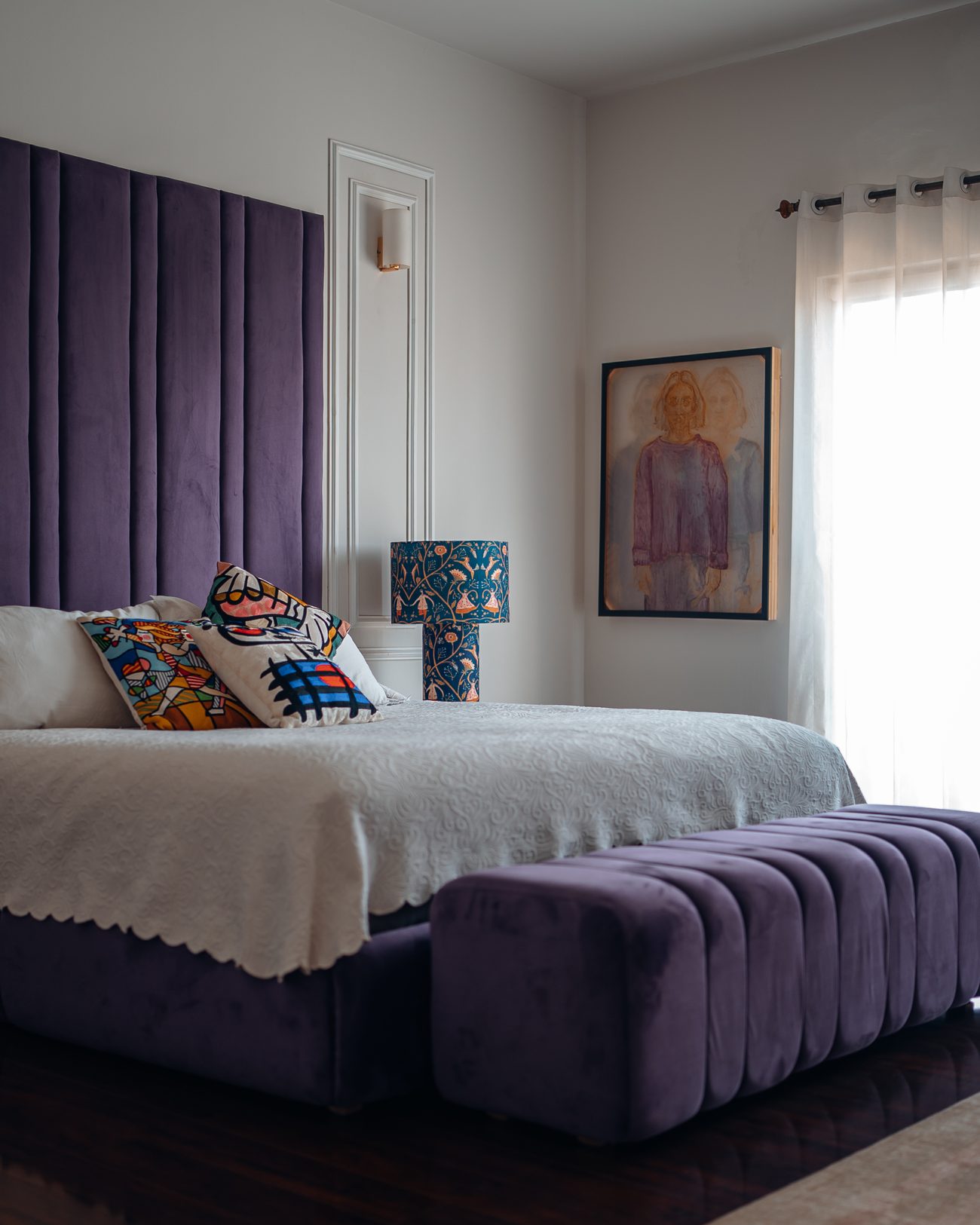 The Soft Geometry Bedroom, view 1