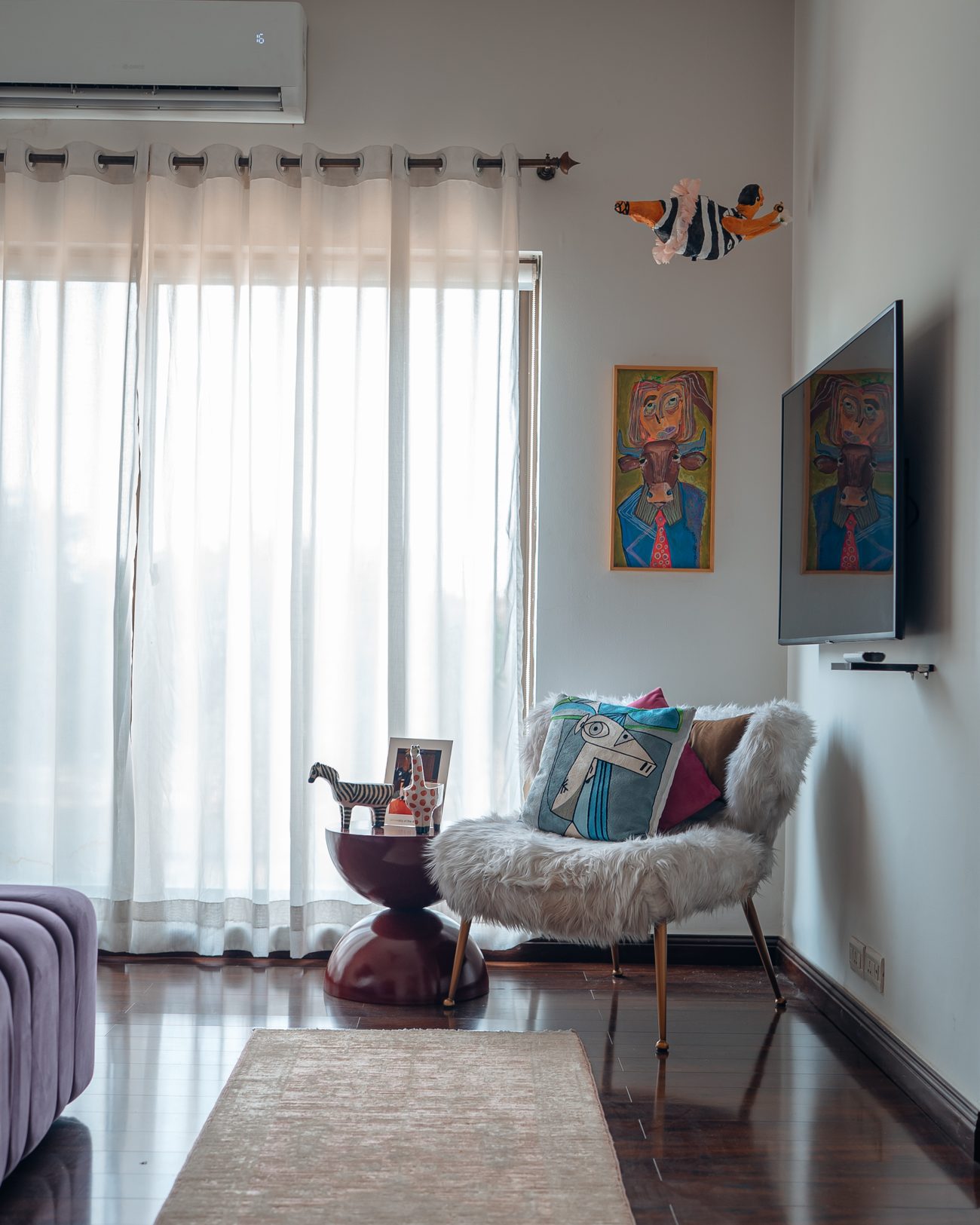 The Soft Geometry Bedroom, view 3