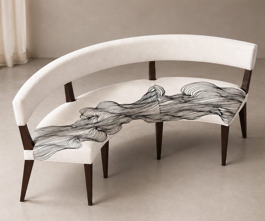 The Arc Bench, illustrative render