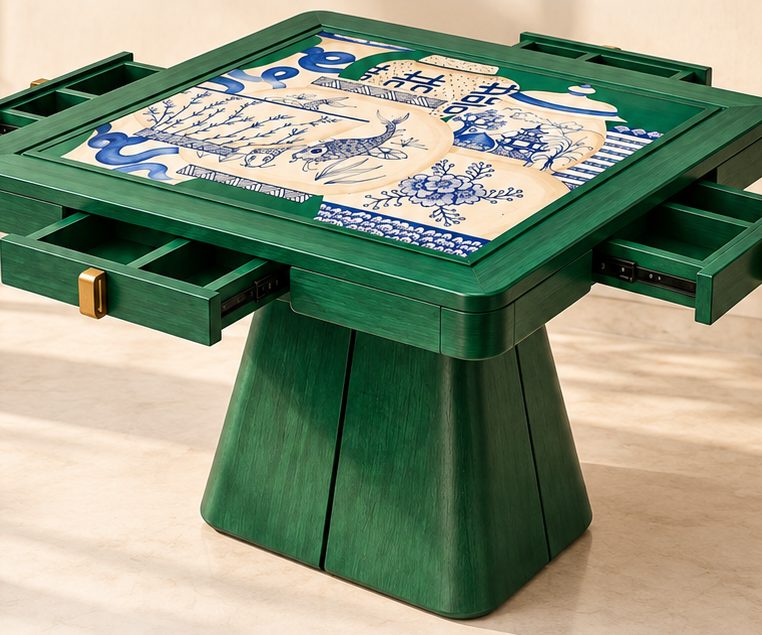 The Kensington Mahjong Table, illustrative render